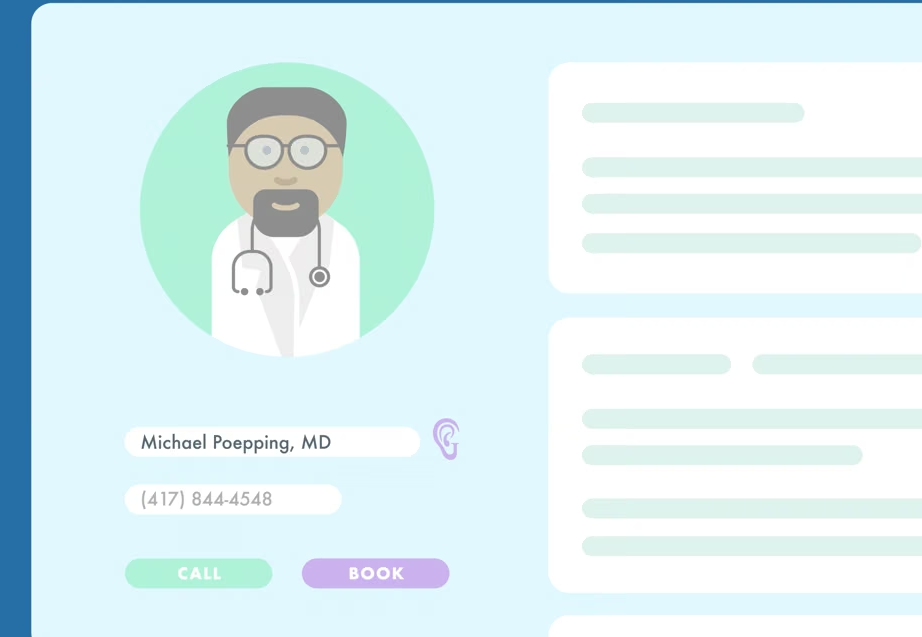 Featured physicians from The Name Engine healthcare landing page